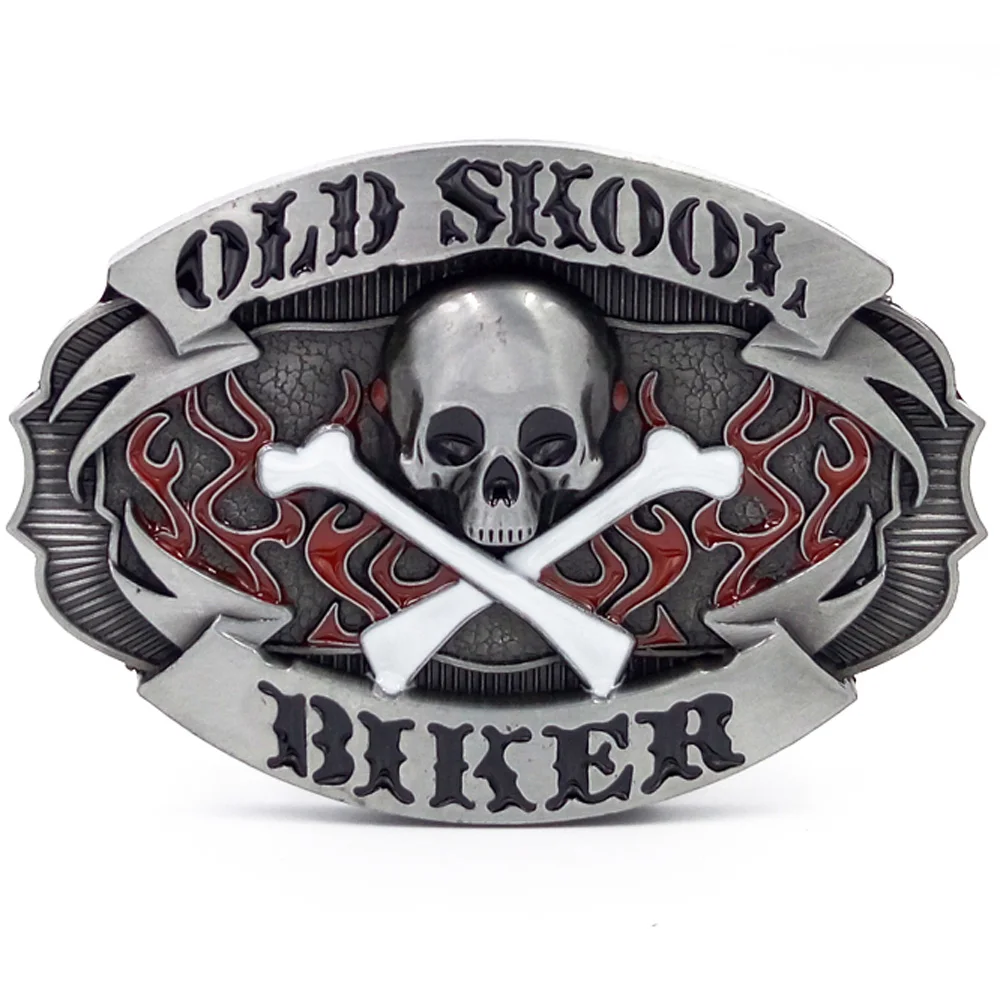 Biker Belt Buckles Cross Skull Belt Punk Belt Buckle Belt Buckle