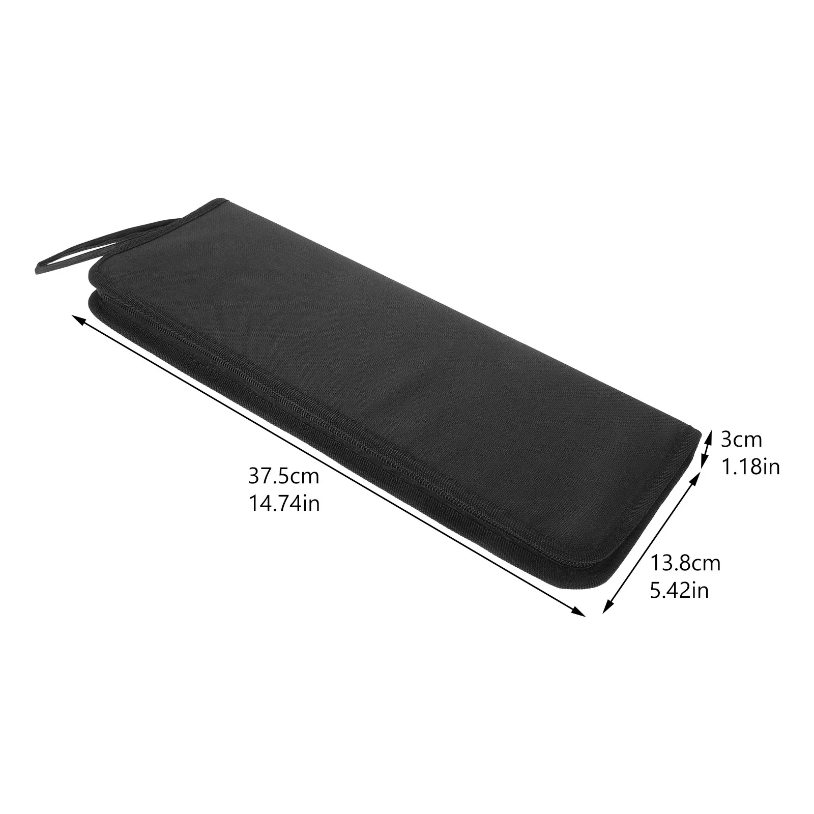 1Pcs 15 포켓 브러시 롤 홀더 강력한 천연 캔버스 아티스트 페인트 브러시 보관 운반 케이스 사용 가능