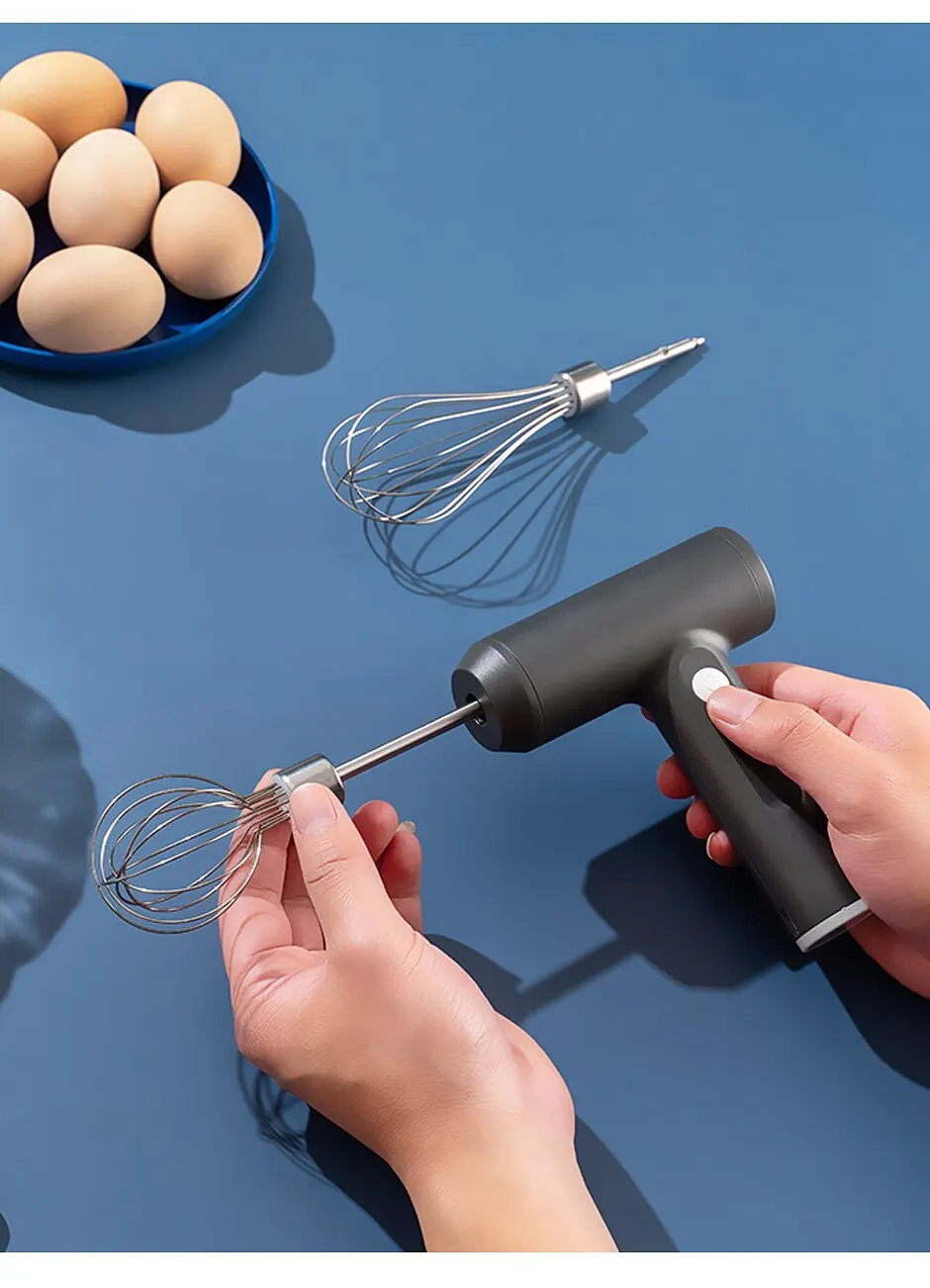 1 PCS Wireless Electric Food Mixer Portable 3 Speeds Egg Beater Baking Dough Cake Cream Mixer Kitchen Tools