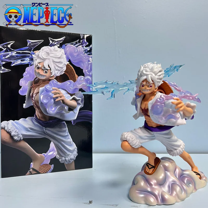 Figure Di Un Pezzo Rufy Figure Gear 5 Nika Rufy Figure Monkey D. Rufy Figure Tread Clouds Rufy Statue Gk Model Anime Toy Gift