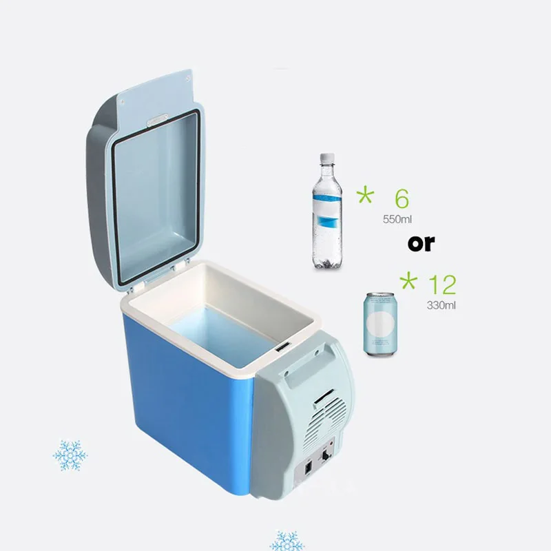 Mini Car Fridge Portable 12V 7.5L Auto Refrigerator Quality ABS Multi