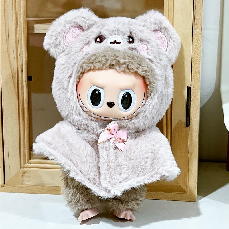 thumbnail image 1 of Ropa y accesorios para muñecas de peluche de 17 cm, minimuñecas de peluche, para muñecas de Kpop Exo Labubu de Corea, traje de mucama, regalo para niños, 1 of 5