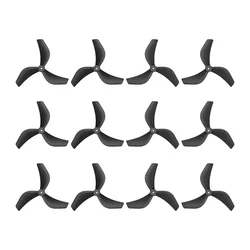 High-Performance 3-Blade Propellers for Efficient Drone Flight (Black 12pcs)
