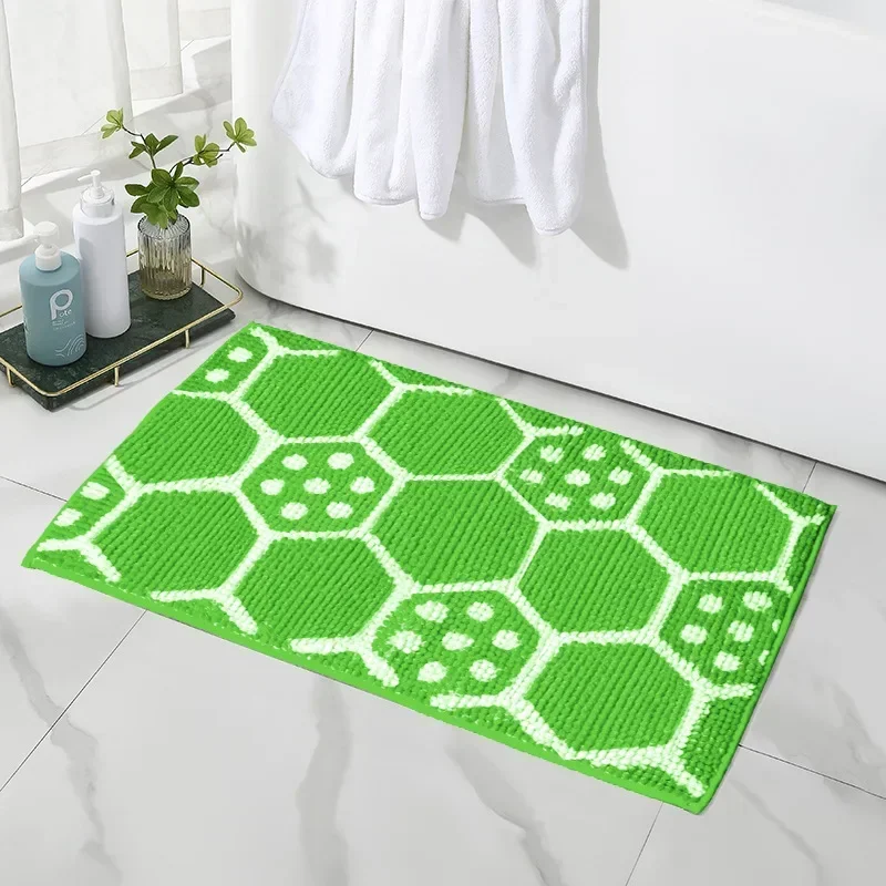 

2024 Bathroom door mat Absorbent mat non-slip mat yellow