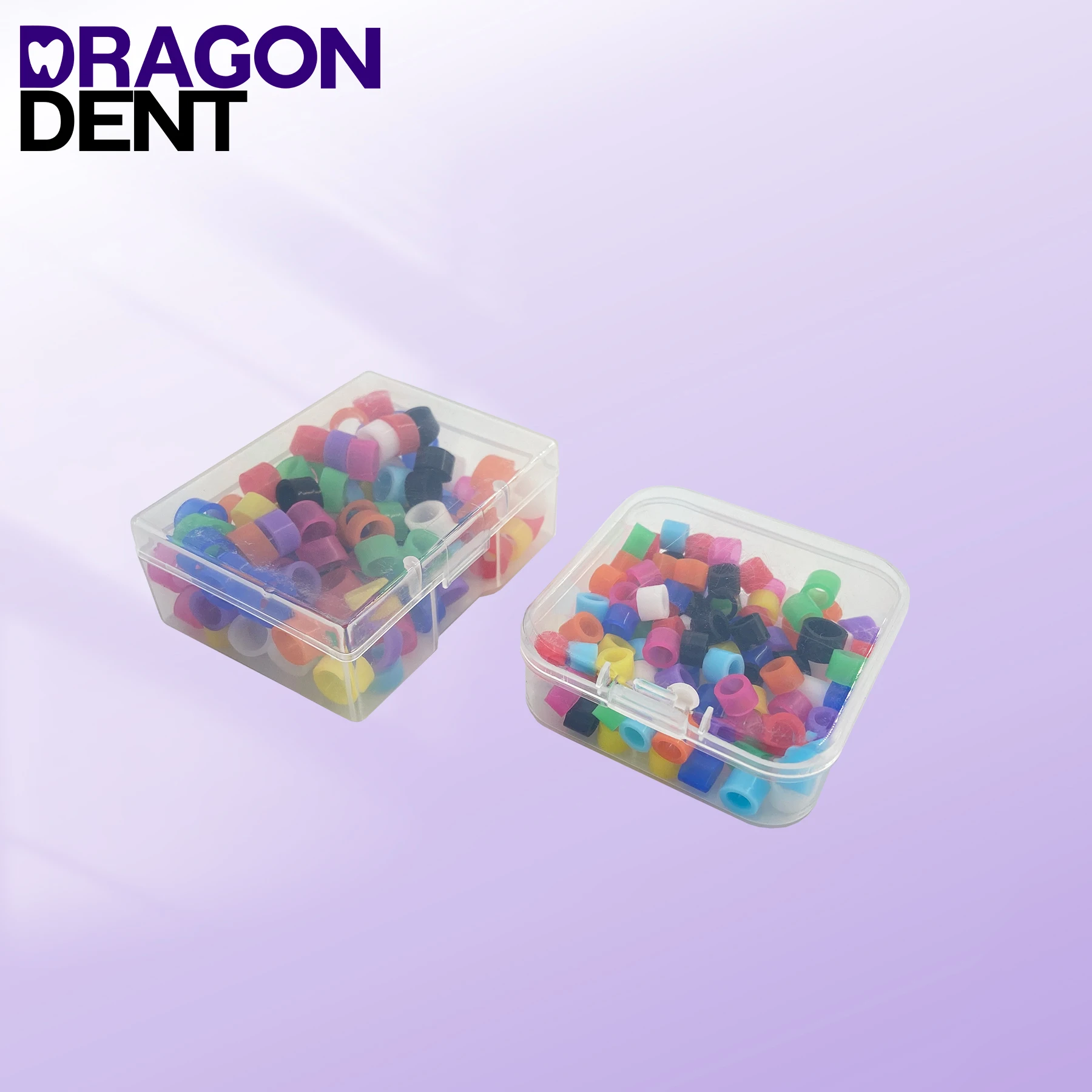 DRAGON DENT Multicolor Dental Silicone Code Rings Soft Silicone Identification Circle Basic Dental Instruments Dental Tools