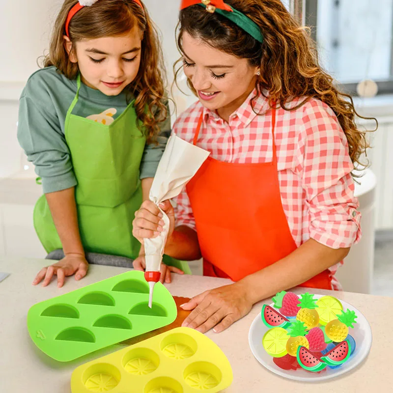 Nuovo stampo per torta in silicone arancione per pasticceria