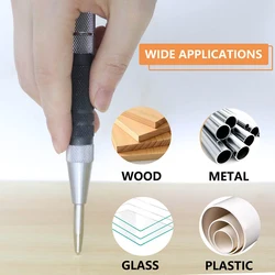Automatic Center Punch Woodworking Metal Drill Adjustable Spring Loaded Automatic Punch Hand Tools Metal Punch Tool For Woodwork