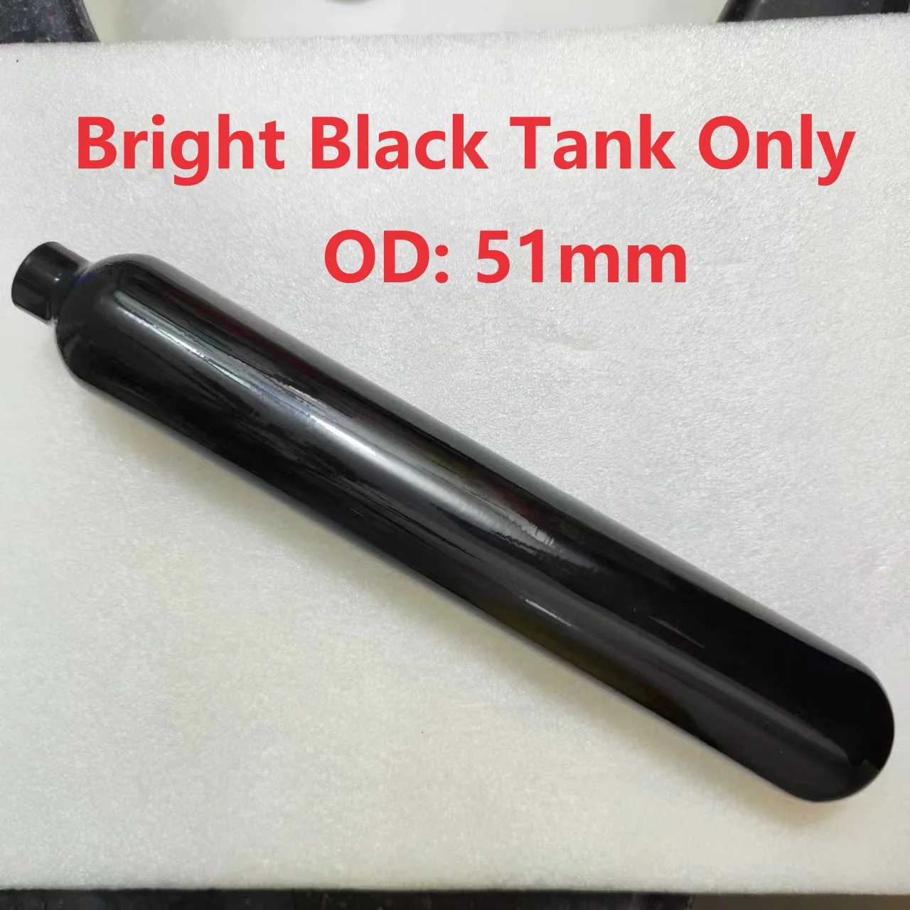 0.38LRound Aluminum Bottle 50mm OD  M18*1.5 Inlet Thread Tank Bottle 20Mpa 4500psi Tank Regulator For Cylinder Diving 2