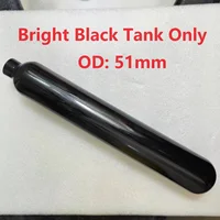 0.38LRound Aluminum Bottle 50mm OD  M18*1.5 Inlet Thread Tank Bottle 20Mpa 4500psi Tank Regulator For Cylinder Diving 2