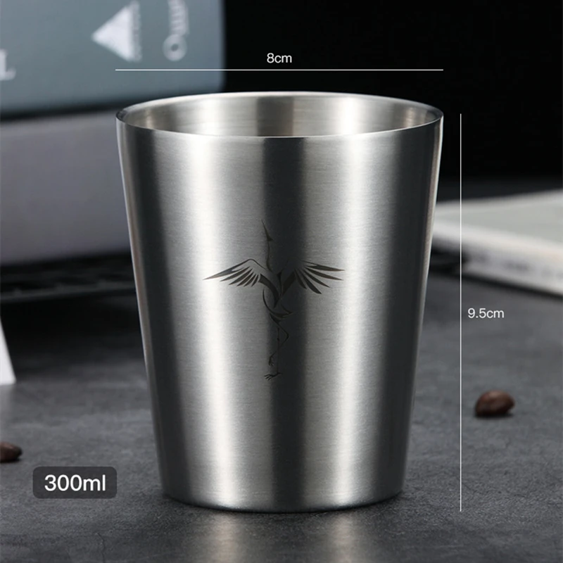 350ml/500ml Stainless Steel Mugs Metal Travel Mugs Tumbler Pint Glasses Cups  Outdoor Camping Drinking Coffee Tea Beer Promotion - Mugs - AliExpress