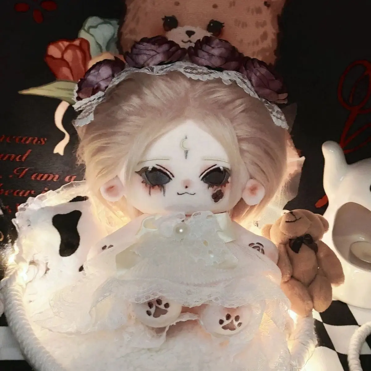 Anime Identity Ⅴ Galatea Sculptor 20cm Change Clothes Plush Doll Toys Soft Stuffed Plushie a5752 ludlum the bourne identity