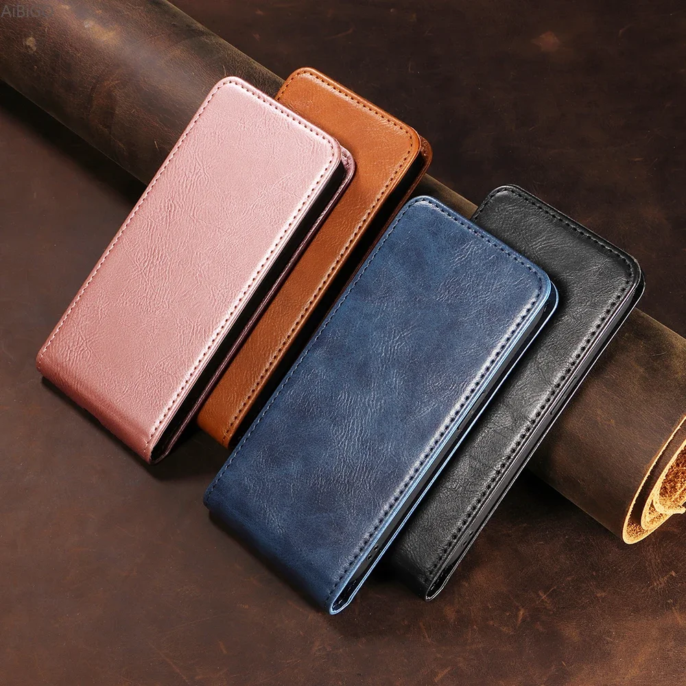Luxury Retro Leather Flip Case with Card Holder