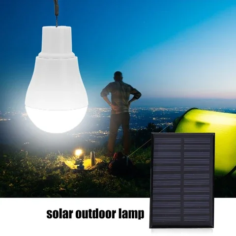 

Smart Energy Solar Powered Portable LED 110lm Sensor Bulb Light Auto On/Off Night Light Emergency Outdoor Camping Tent Lighting