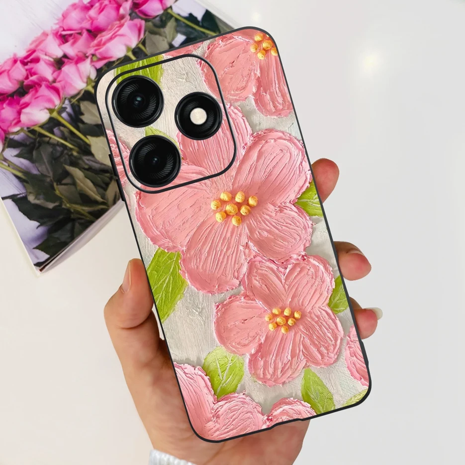 Stylish Shockproof Painted Phone Case with Soft Bumper