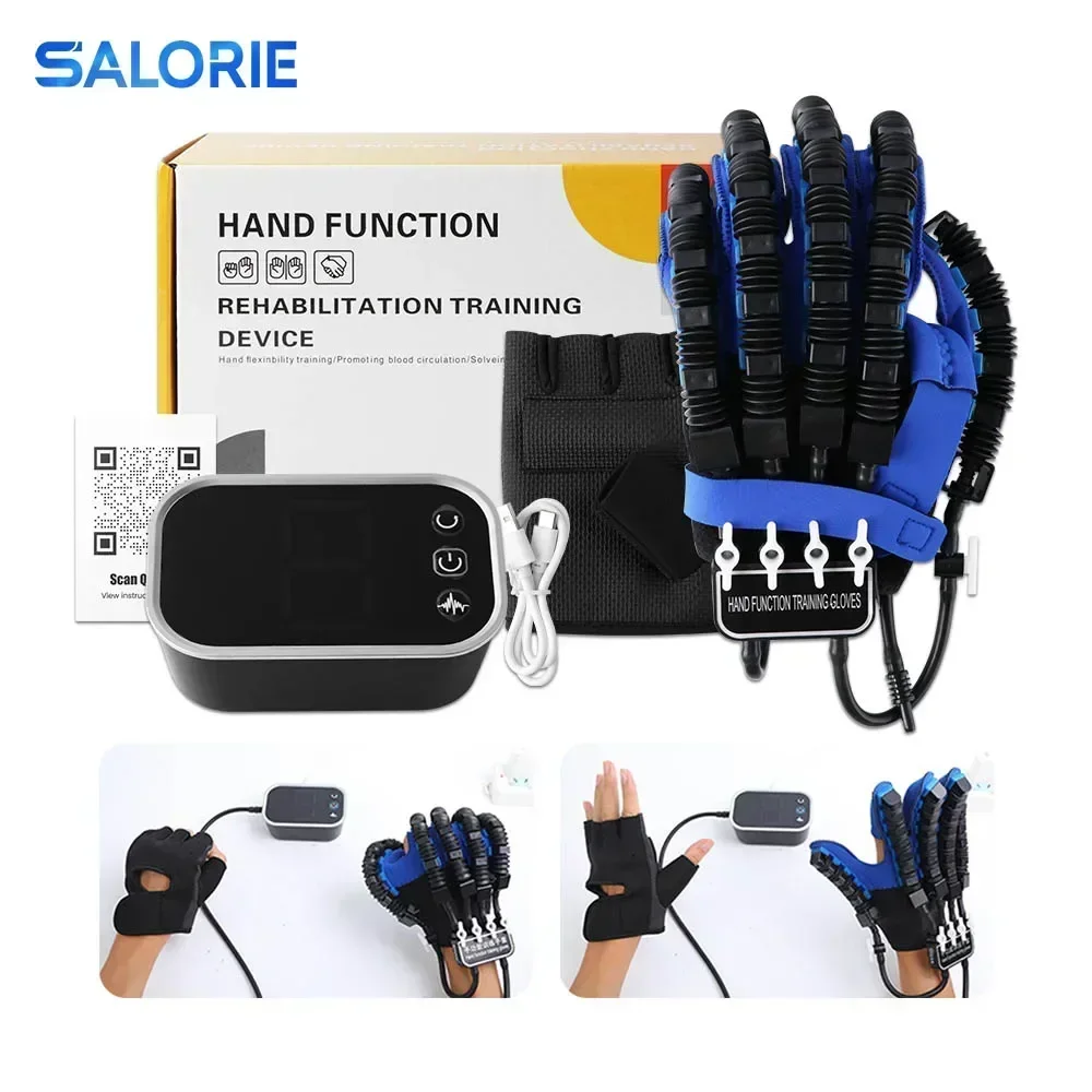 USB Multifunctional Rehabilitation Training Robot Gloves Hemiplegia Finger Rlabilation Stroke Cerebral Infarction Hand Massager