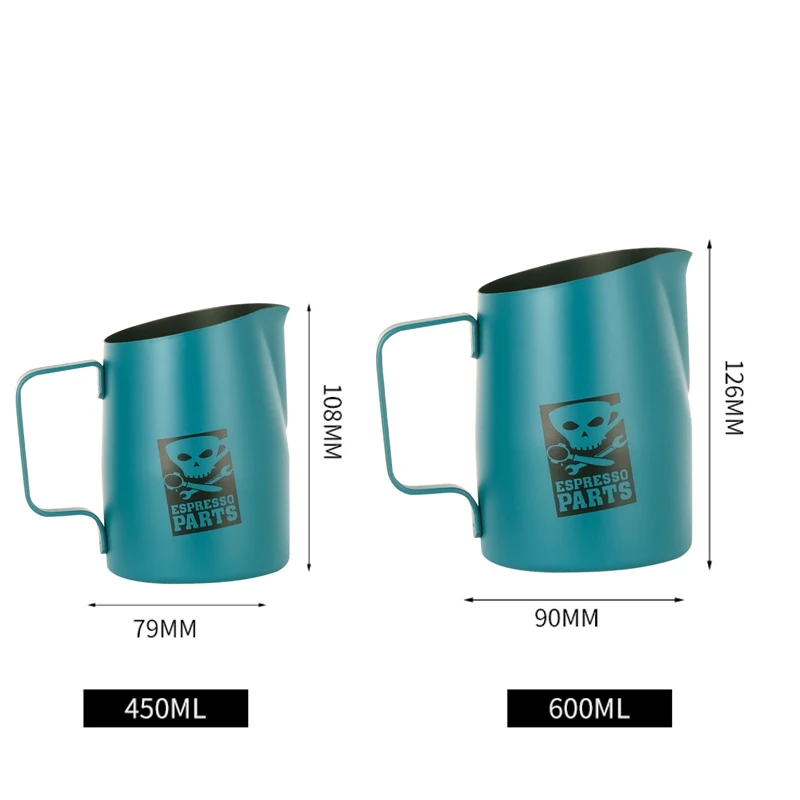 Latte Art Espresso Coffee Maker Milk Foaming Jugs Milk Frothing Frother Pitcher Jug Stainless Steel ESPRESSO PARTS