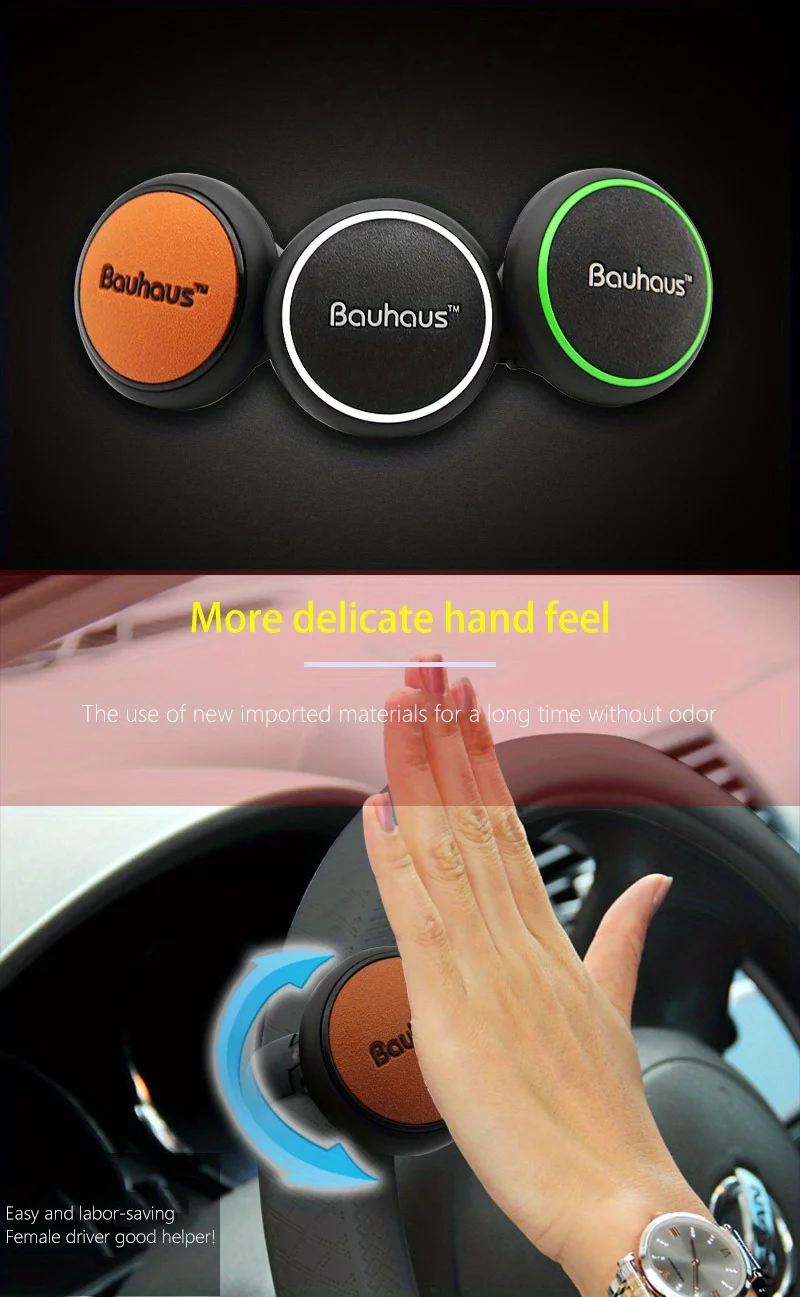 Universal Auto Drehen Lenkrad Booster Power Griff Zubehör 360-Grad-Drehung Lenkrad Knopf Ball arbeitssparend – Detail 7