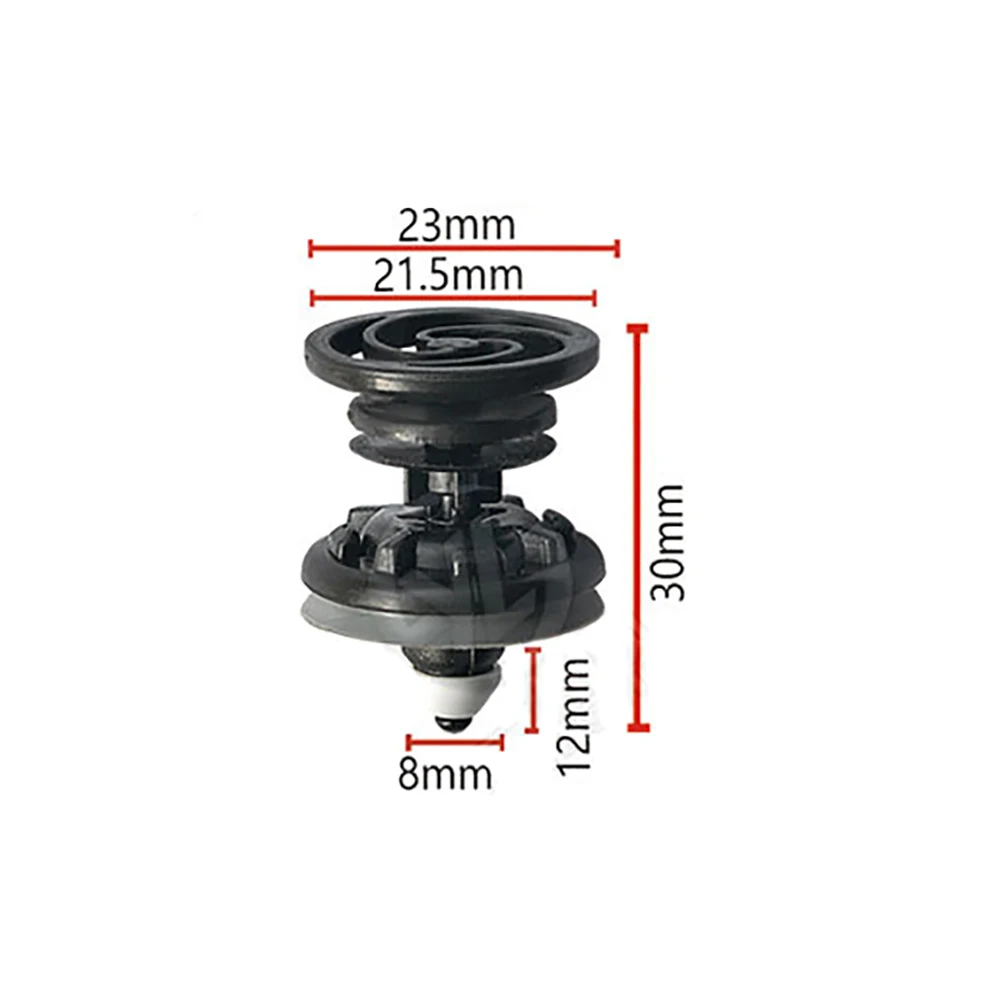 30 clips de fixation voiture clip de panneau de porte de voiture 7L6868243 de fixation de voiture en plastique clips de garniture de porte universels pour T5, A1 A4 A5 A6, Golf