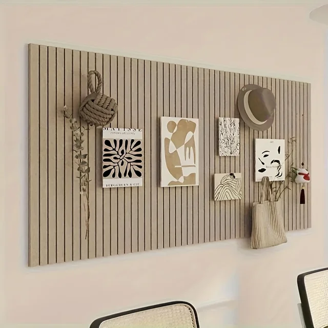 Large Bohemian Felt Wall Tiles - Round Cork Bulletin Boards, for Home and Office Decoration Wall Decor Living Room Decoration 2