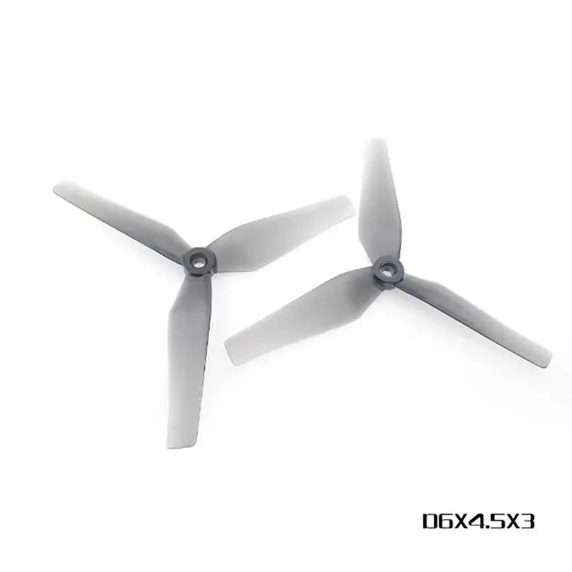 HQProp 6-дюймовый 3-лопастной трехлопастной пропеллер для ПК D6X4.5X3 CW CCW Отверстие вала 5 мм для 6-дюймового гоночного дрона FPV thumbnail 2