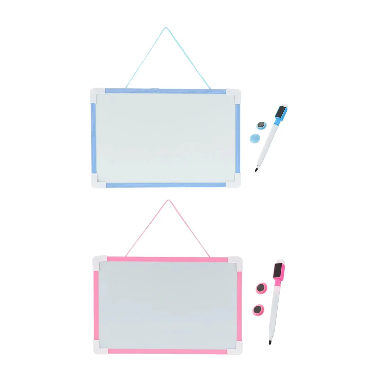 

Magnetic Whiteboard Wall Hanging Small White Board Memo Board Reusable Erasable Writing Board Double Sided Dry Erase Board