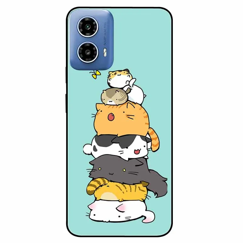 Soft Silicone Fashion Animals TPU Bumper Luxury Phone Case with Painted Design