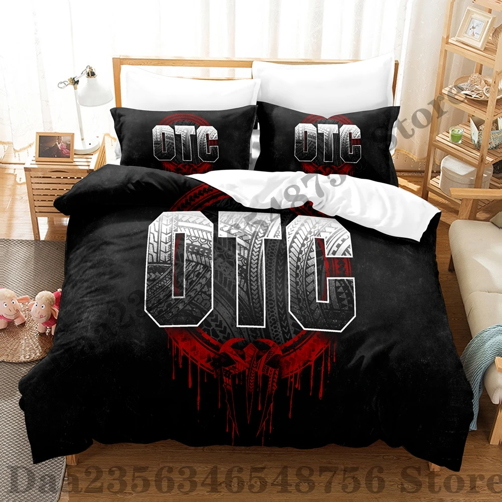 2025 Roman Reigns OTC Bedding Set Single Twin Full Queen King Size Bed Set Adult Bedroom Duvetcover Sets Anime Bed Sheet Set 2