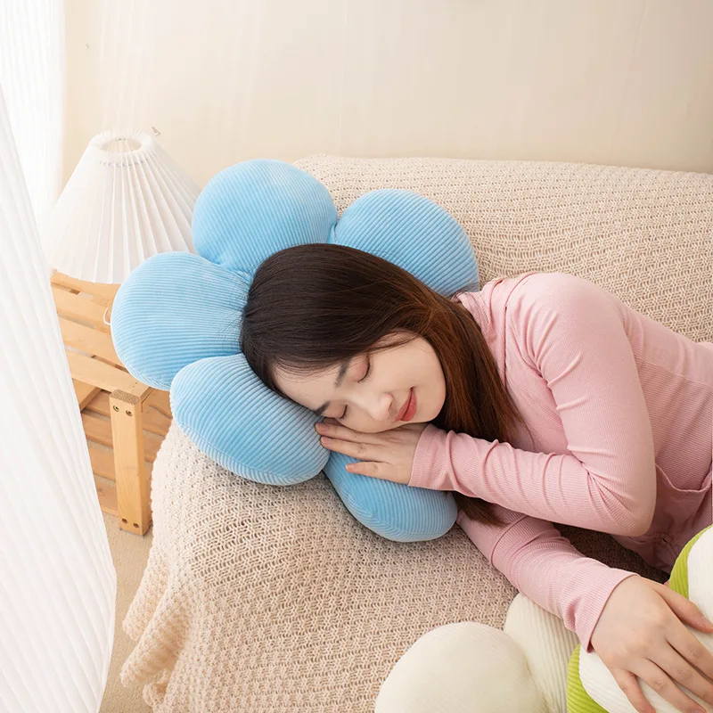 Flower Shaped Stuffed Pillow
