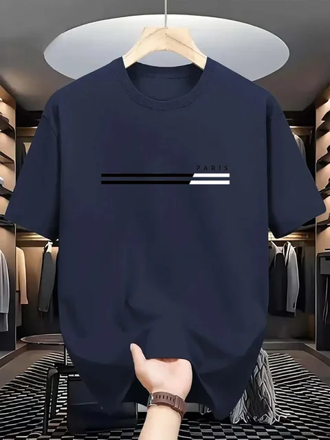 2026 Men's Short Sleeve Hardcore | Men's Round Neck T-Shirt | Multi-color Options with Trendy Designs, featuring a modern 6