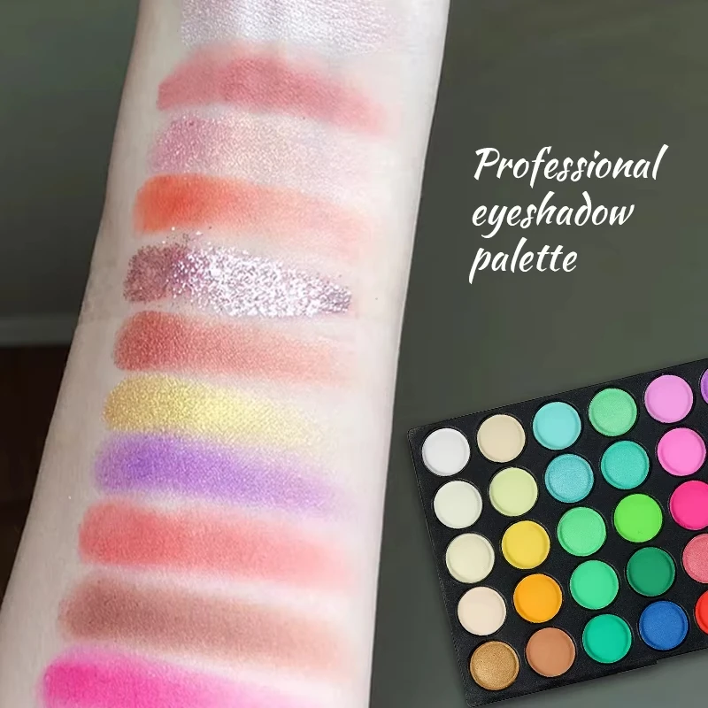 Eye shadow 120 color makeup set matte and pearlescent dual texture waterproof long lasting non smudged eye makeup tool