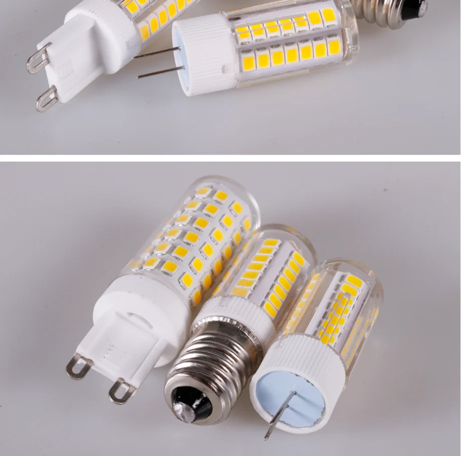 YzzKoo LED Bulb 3W 5W 7W G4 G9 E14 LED Lamp AC 220V LED Corn Bulb SMD2835 360 Beam Angle Replace Halogen Chandelier Lights