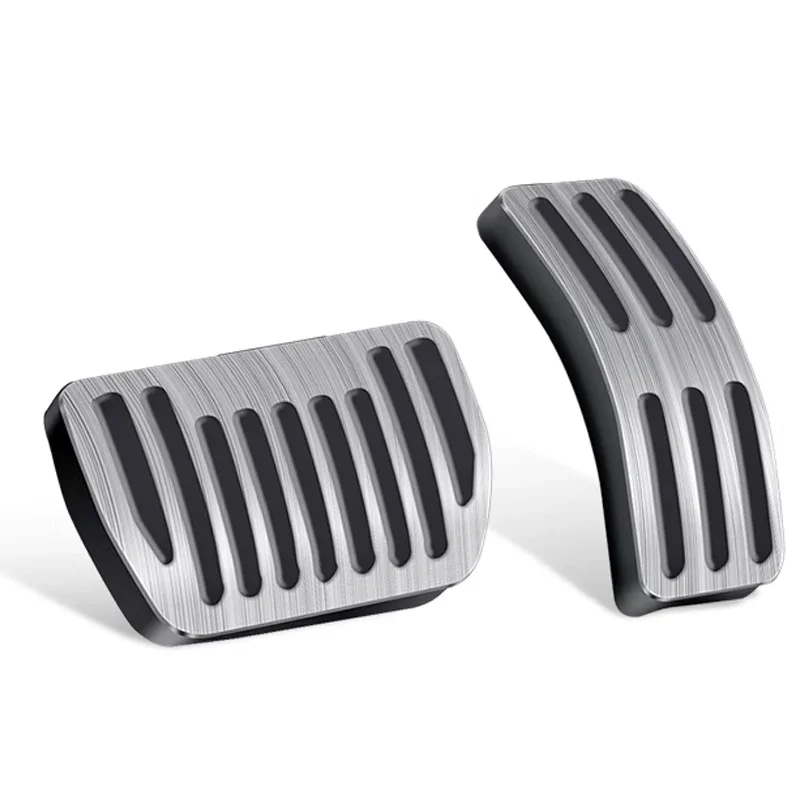 Car Gas Fuel Brake Pedal Aluminum Alloy Rubber Anti-slip Foot Pedal Cover For Geely Monjaro Manjaro KX11 Xingyue L