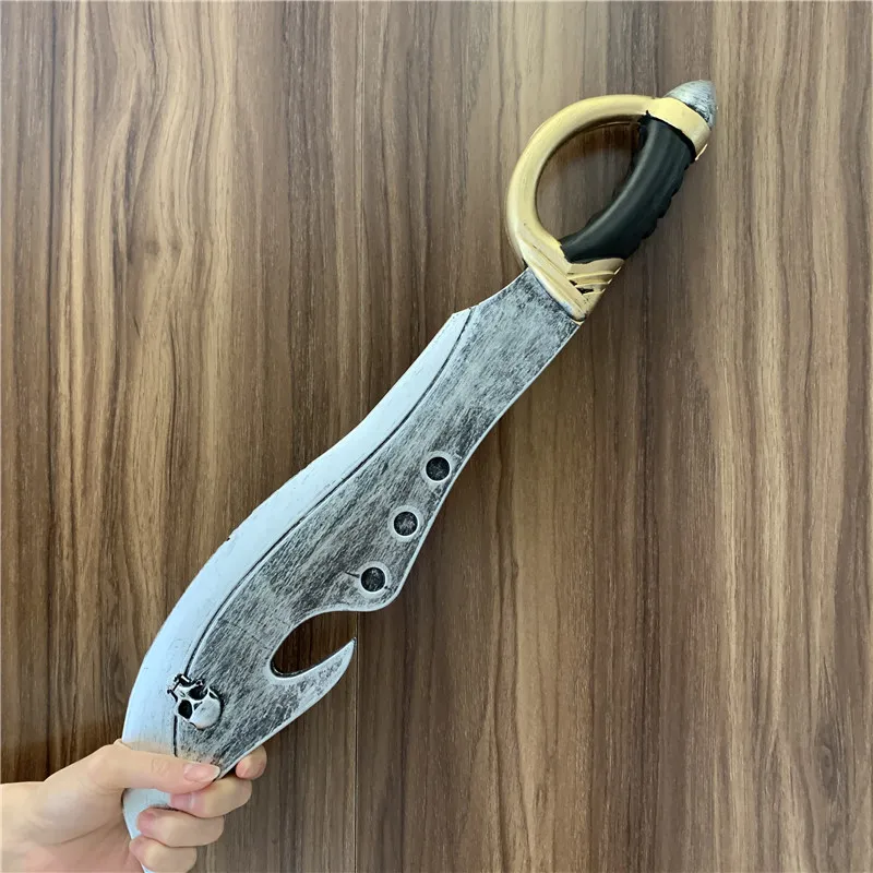 53cm Cosplay Thunder Knife War Beast Sacrifice Knife Sword Prop Weapon Role Playing Cos Pirate Ghost Knife PU Weapon Model Toy 4