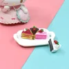 10PCS Dollhouse Miniature Resin Triangle Cakes Doll Simulation Mini Bakery Bread DIY Kitchen Accessories 5