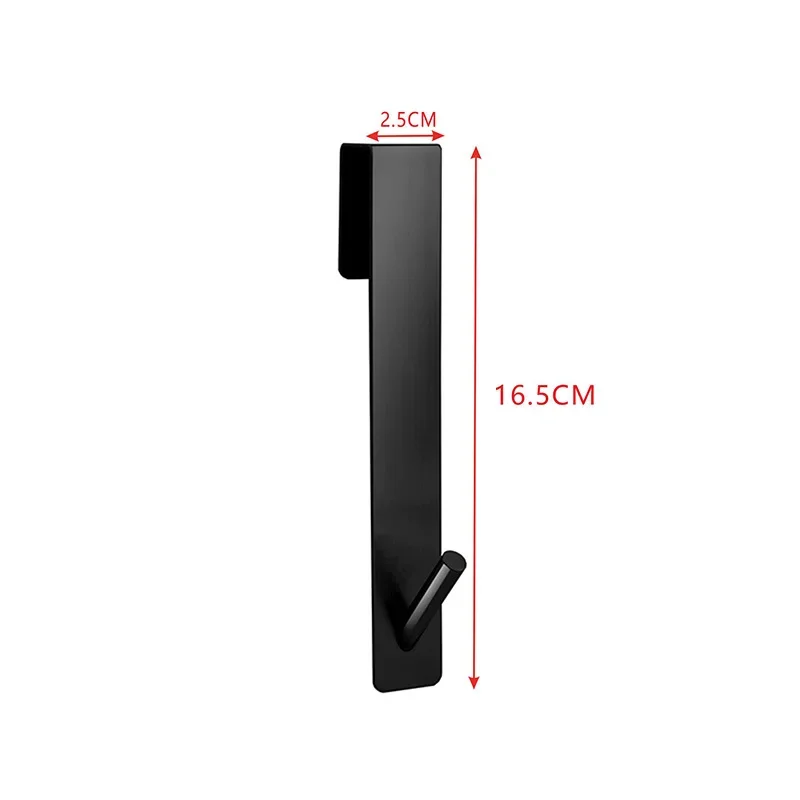 Stainless Steel Over Glass Door Shower Door Back Shower Towel Rack S-Shape Bathroom Bathrobe Hanger Holder Hooks
