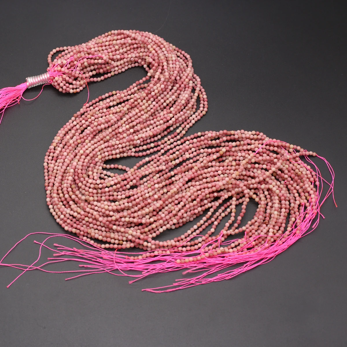 5 Strings Wholesale Natural Rhodochrosite Loose Spacing Beaded Jewelry Making DIY Necklaces Bracelet Earrings Accessories Gift