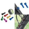 2-4X M5 Aluminum Alloy Cycling Water Bottle Holder Bolts Hex Socket Fixing Screw Bicycle Bottle Cage Screw MTB Bike Accessories