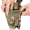 Tactical Molle Pouch with Triple Magazine Pouch Open-Top Mag Pouches Universal Cartridge Holder Accessories Bag 4