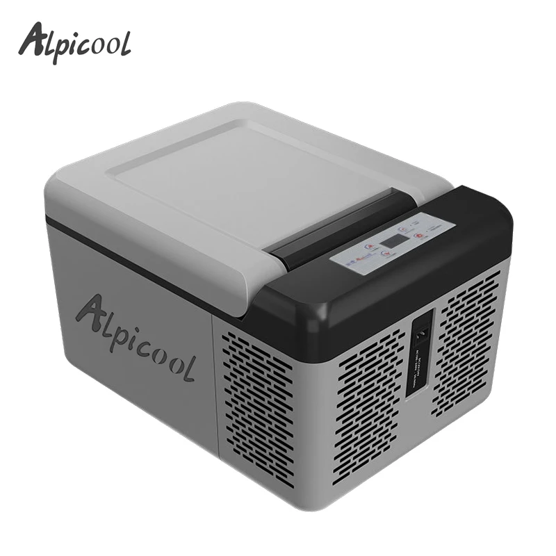 Alpicool nevera portátil coche, minirefrigerador de 9/12L, compresor automático, congelador para coche, camión, viaje, doméstico, 12/24V, 220V|Refrigerantes| - AliExpress