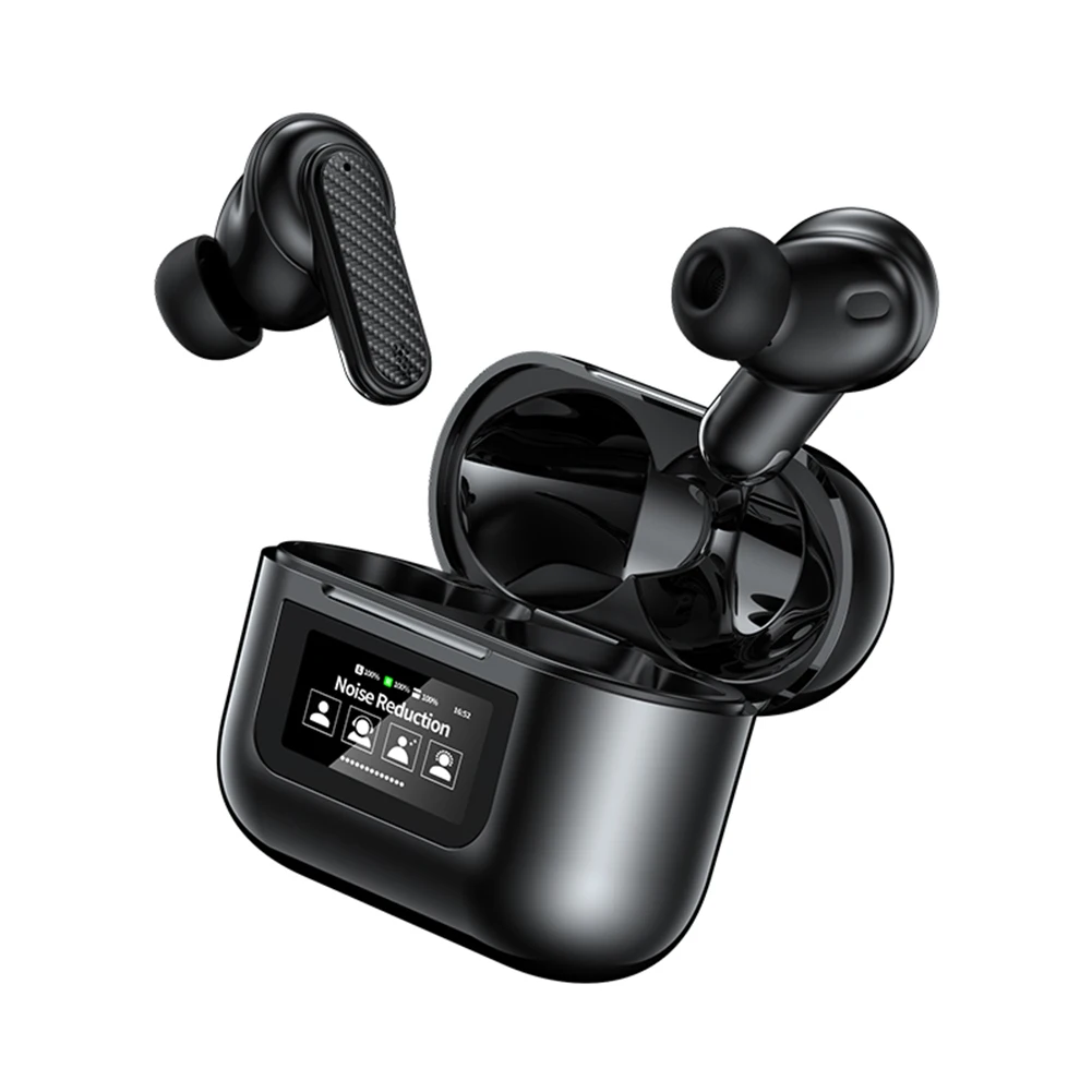 YWN07/YW08 Real-Time Translator Earbuds 144 Languages Two-Way Translator Headset Wireless Noise Cancelling Translation Earphones