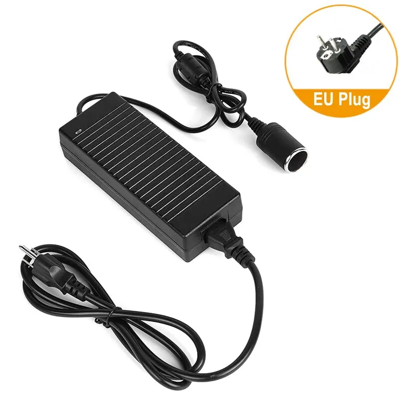 Produktbild von EU Stecker 220 V Wechselstrom Auf 12 V Gleichstrom Zigarettenanzünder Konverter Adapter ITBU