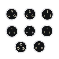 3 pièces/boîte, bijoux dentaires en cristal, ornements en diamant, bijoux pour les dents, DIY, formes variées 1