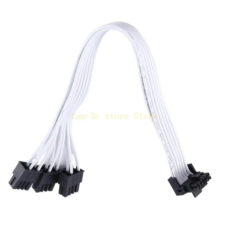 

D0UA 16AWG 12VHPWR PCIE 5.0 3x8pin to16Pin (12+4P) штекер 90° удлинитель питания 30/50/6см