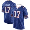 New Arriavl Summer MenJosh Allen Buffalo Bills  Team Game Player No.17 Quick Drying Women Men T-Shirt Adult/ KID Jerseys Kit Top 3