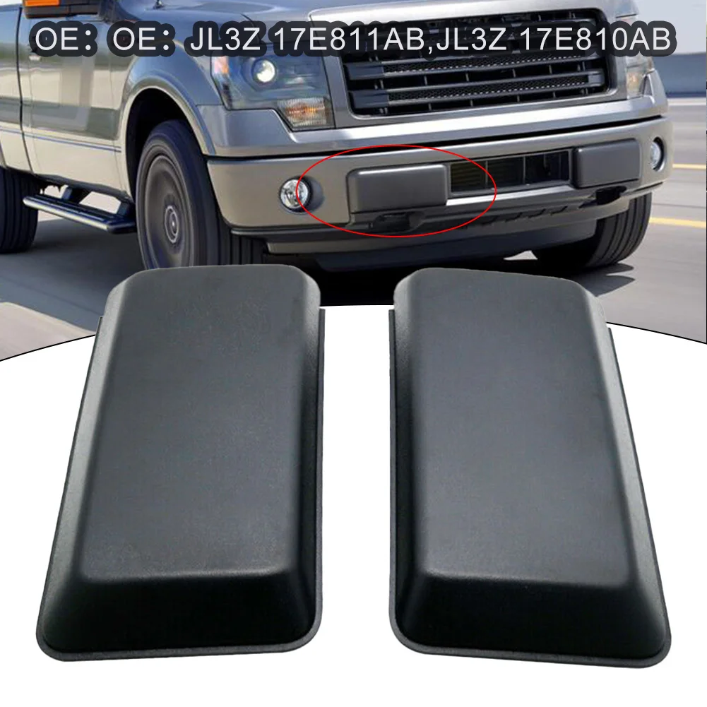 

For Ford F150 2018-2020 JL3Z17E810AB Front Bumper Cover Lower Grille Trim Panel Black Plastic Left+right Front Bumper Bezel