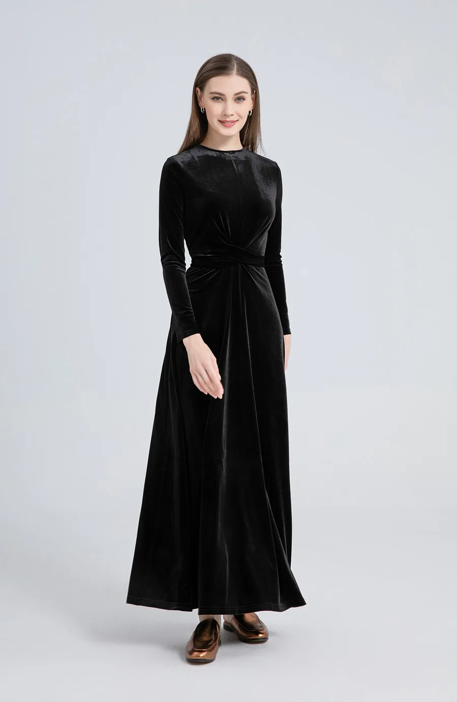 Velvet Long Dress for Women