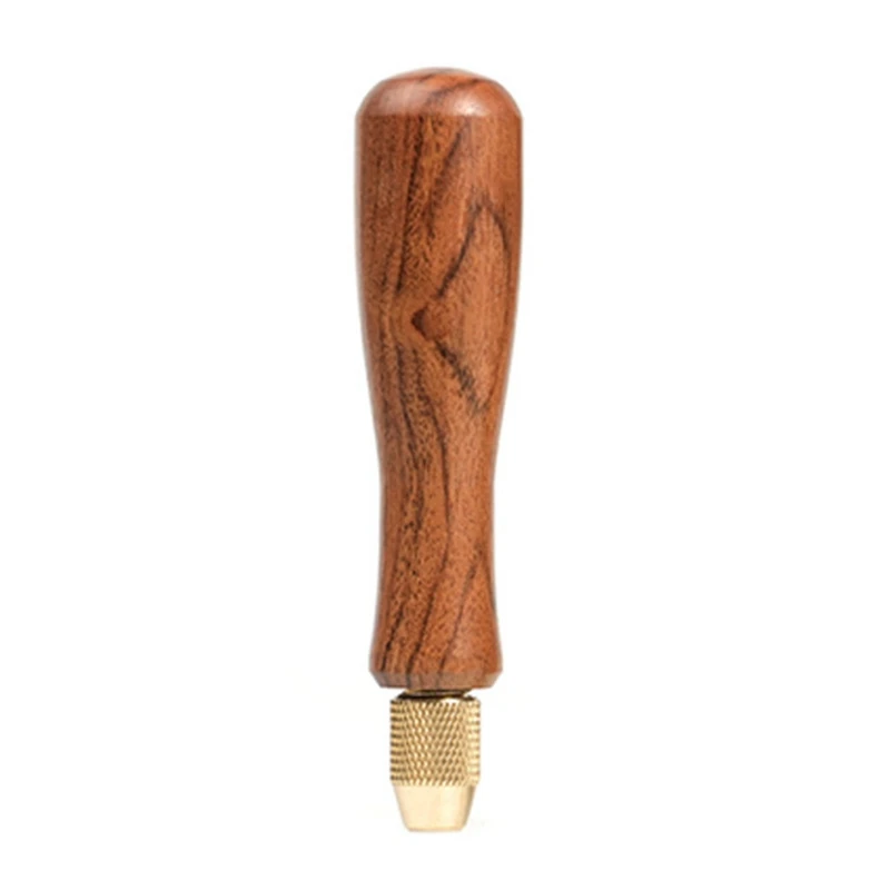 

Wood File Handle Wooden Handles With Brass Collet Chuck For Small Files Accessories Parts DIY