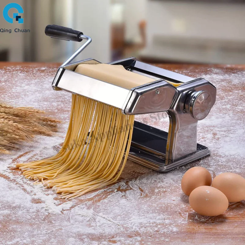 Noodle Maker Machine Pasta Maker Machine Stainless Steel Fresh Pasta for Spaghetti Making Noodle Cutter