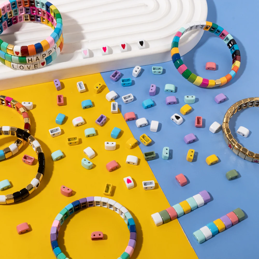 

30 шт., бусины в форме арки, 6 Х9 мм