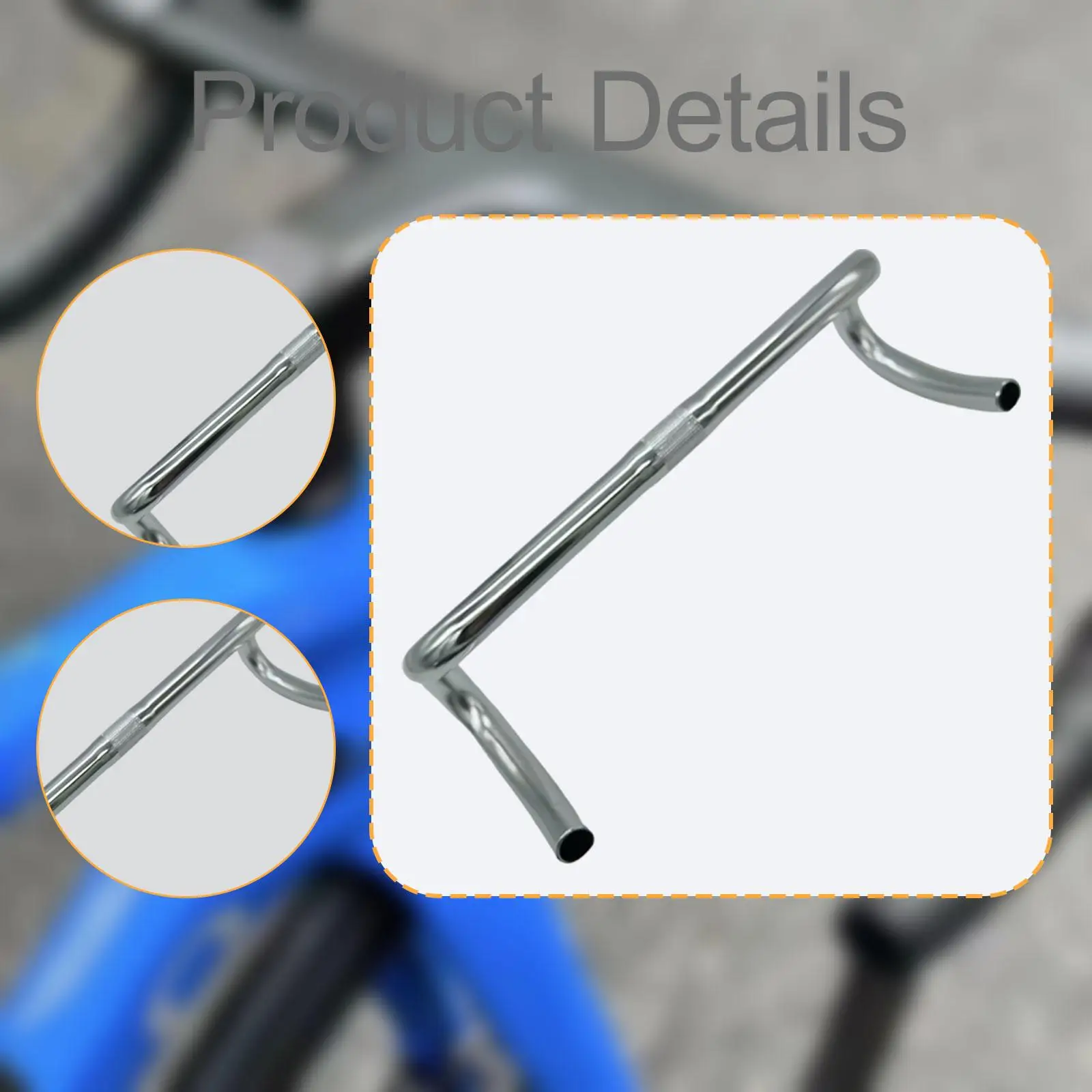 Road Bike Handlebar, Lightweight Aluminum Alloy, Replaces Sturdy Bent Bar, Drop Bar, Curved Bike Handlebar Cycling Accessories